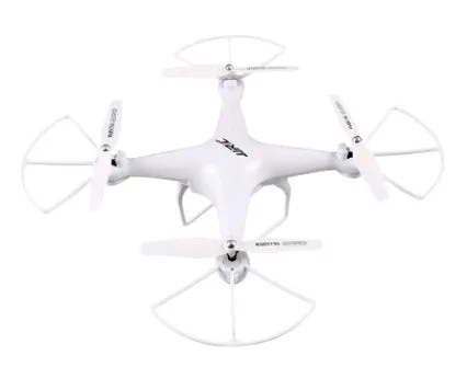 JJRC A20 quadcopter drone in black with 200W camera, plastic body, and 4-channel remote control handle