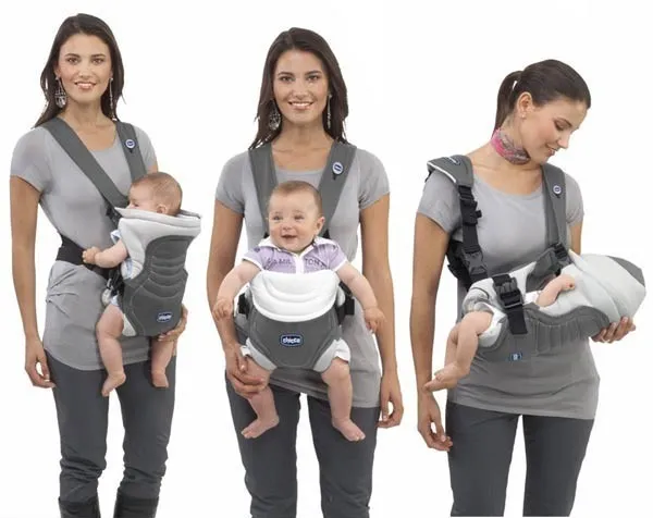 Newborn baby carrier bag strap in Blue, Grey, and Red colours