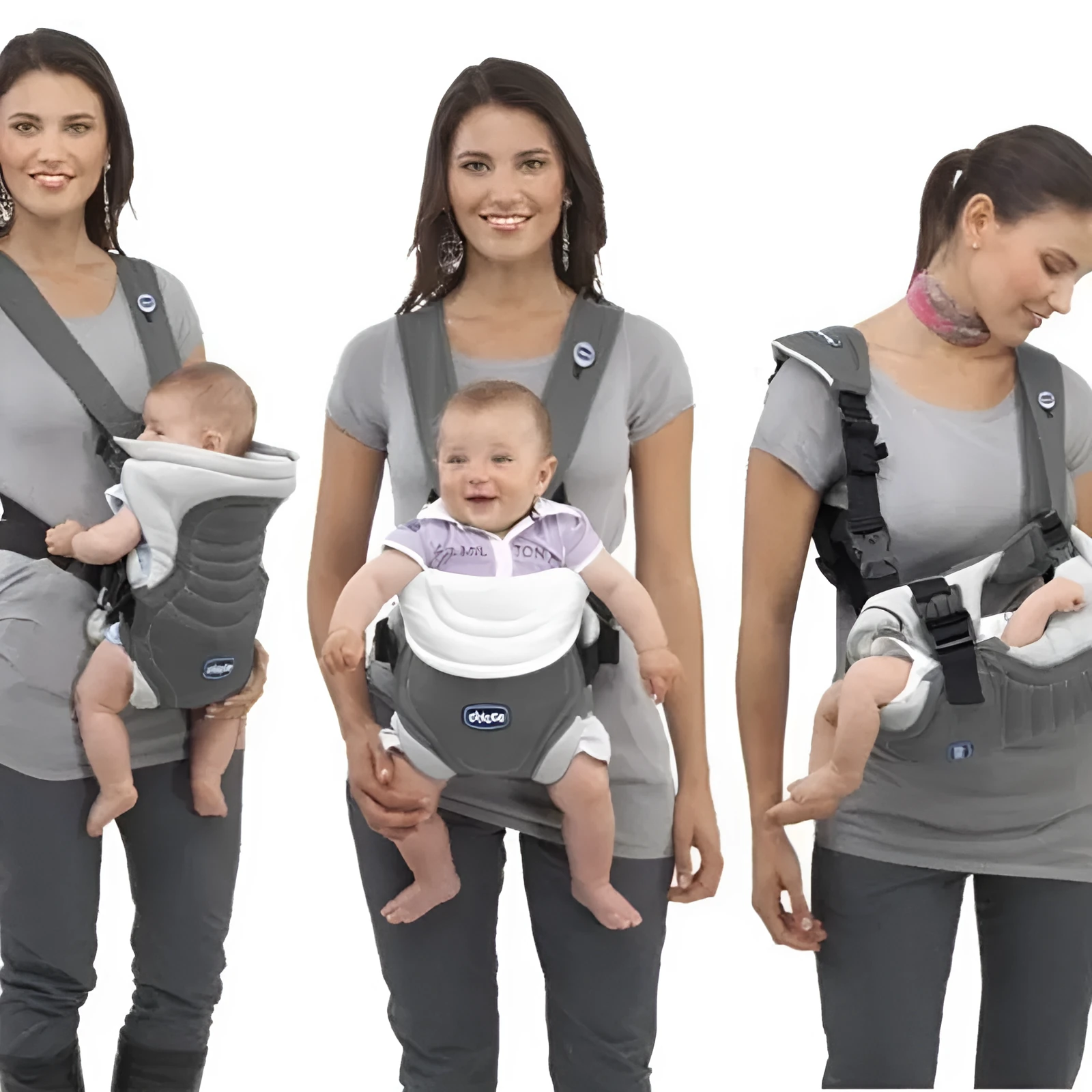 Newborn baby carrier bag strap in Blue, Grey, and Red colours
