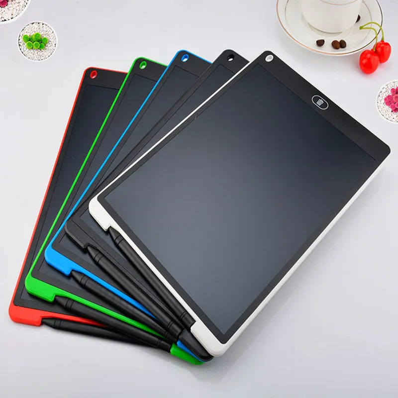 8.5-inch LCD handwriting board in black with pen, for children's early education writing and drawing