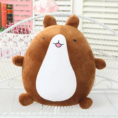 Super soft short plush bear stuffed toy in brown colour, 25cm size, filled with PP cotton