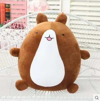 Super soft short plush bear stuffed toy in brown colour, 25cm size, filled with PP cotton