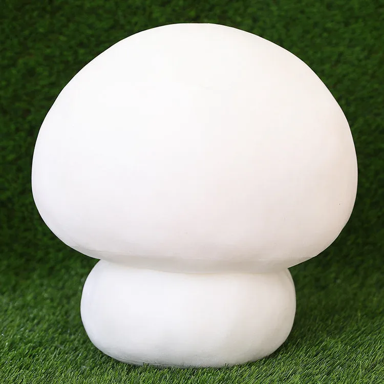 Children's mushroom plush pillow toy made of PP cotton, available in 23cm 30cm 60cm heights and mushroom colours