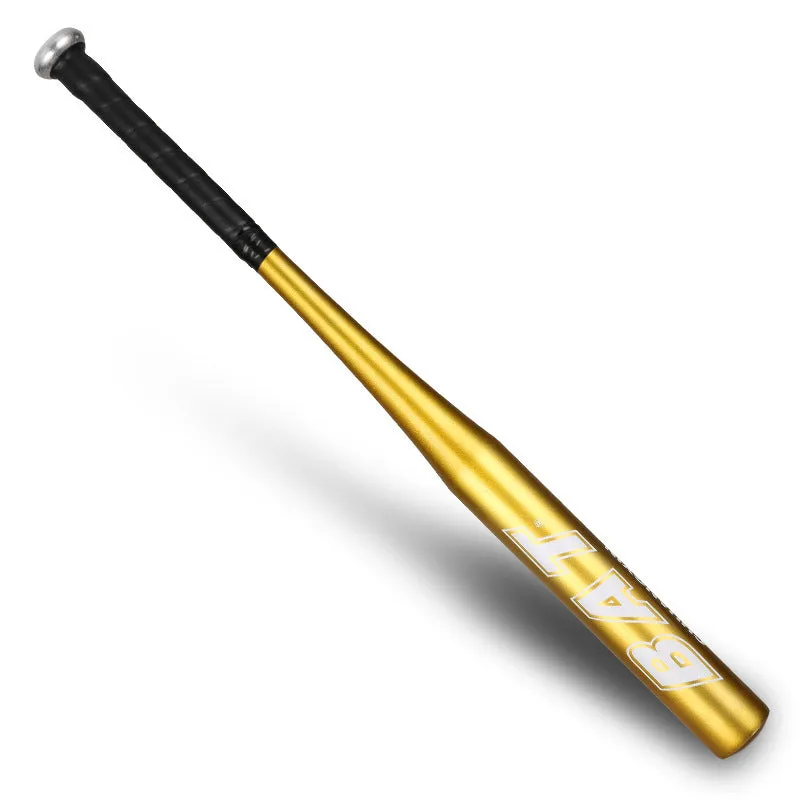 A6061 aluminium baseball bat with non-slip rubber grip, available in multiple sizes and colours for soft baseball training