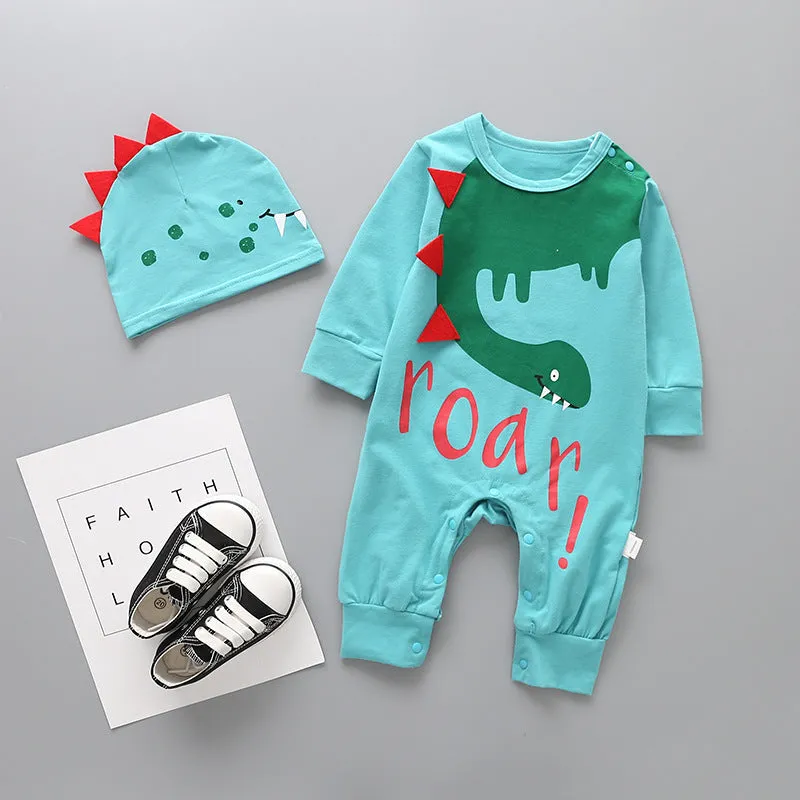 Baby long sleeve cotton babygrow with detachable hood in white, available in multiple sizes 59-100cm