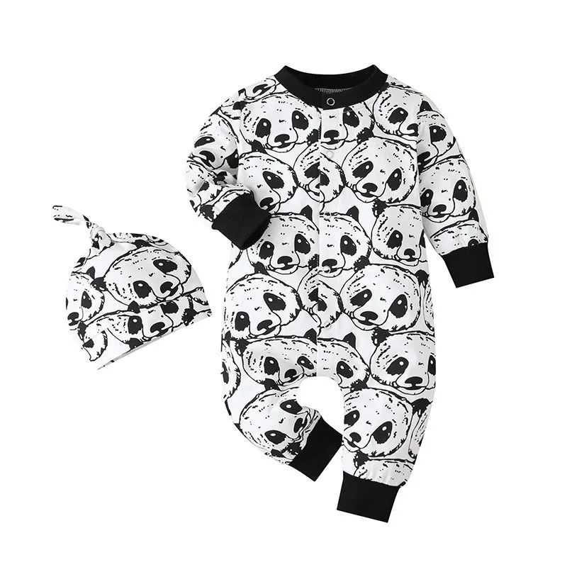 Baby long sleeve cotton babygrow with detachable hood in white, available in multiple sizes 59-100cm