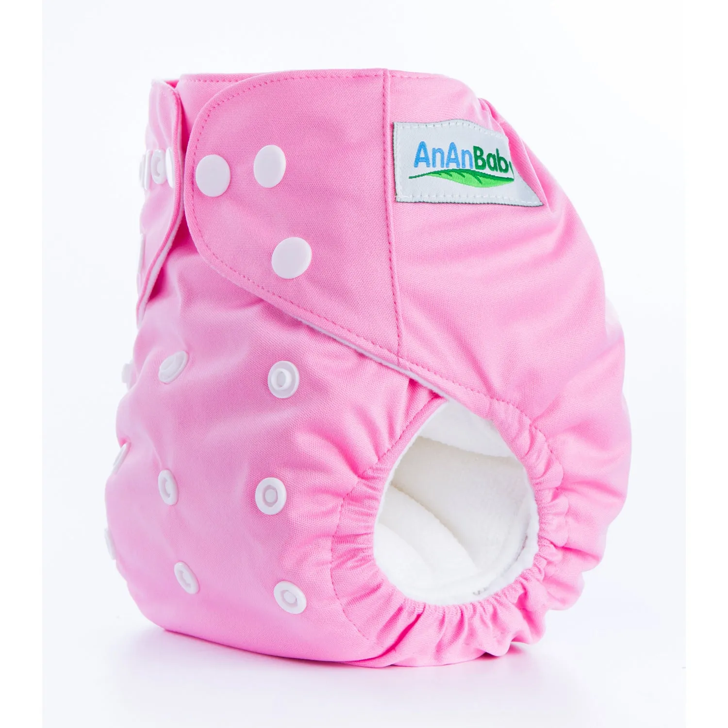 Solid colour leak-proof baby diaper pants with bamboo charcoal lining, 36.5x32.5 cm, suitable for 3-15 kg infants