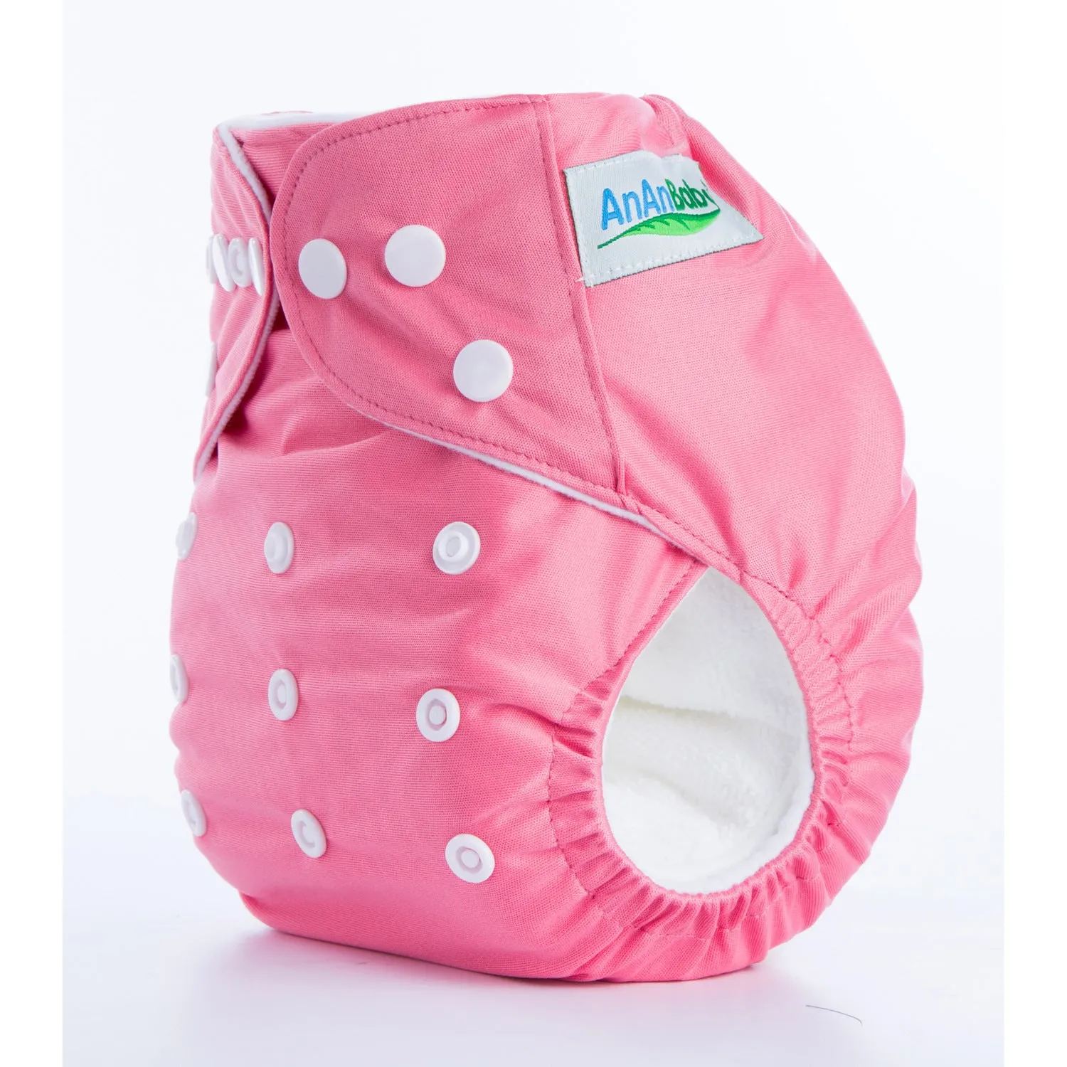 Solid colour leak-proof baby diaper pants with bamboo charcoal lining, 36.5x32.5 cm, suitable for 3-15 kg infants