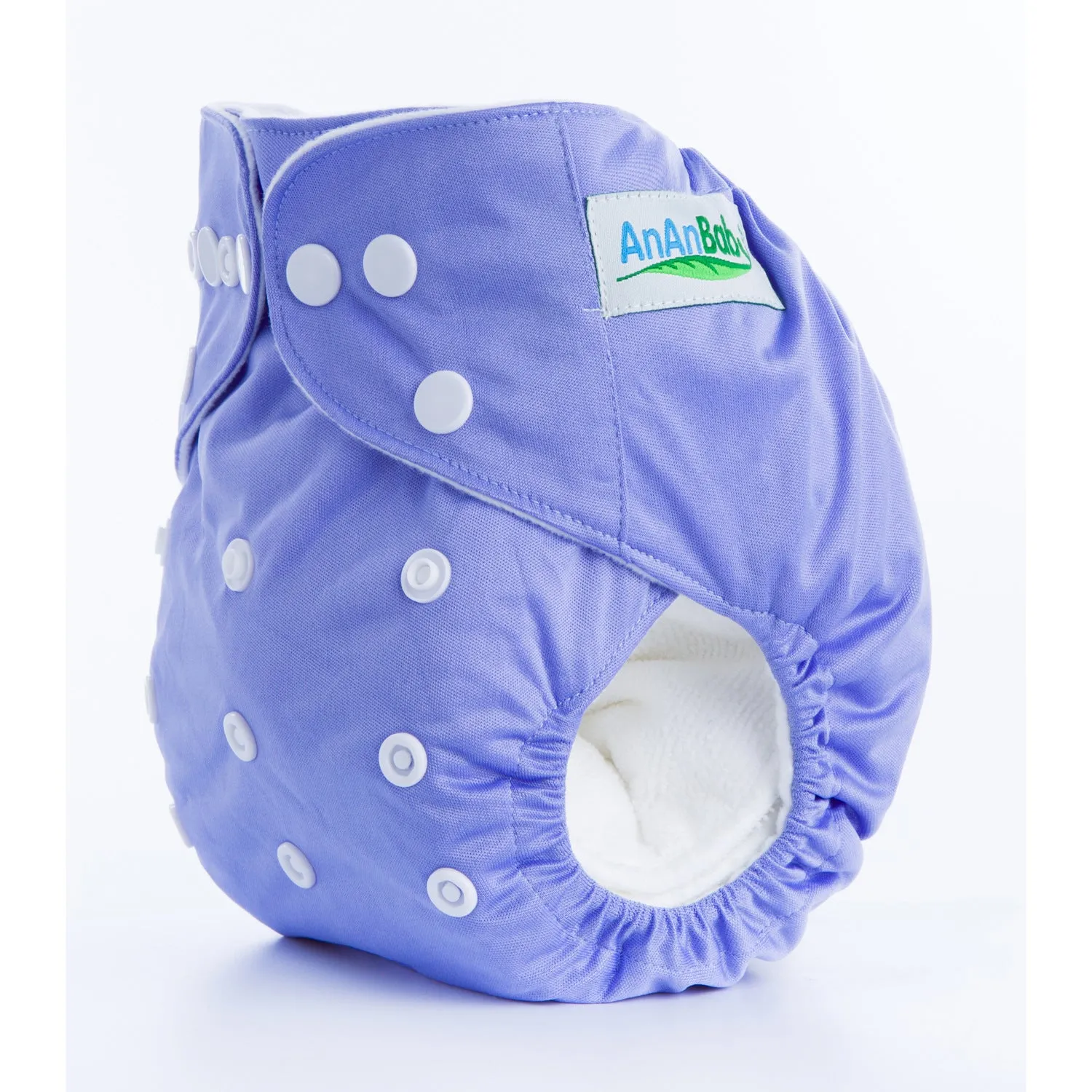Solid colour leak-proof baby diaper pants with bamboo charcoal lining, 36.5x32.5 cm, suitable for 3-15 kg infants