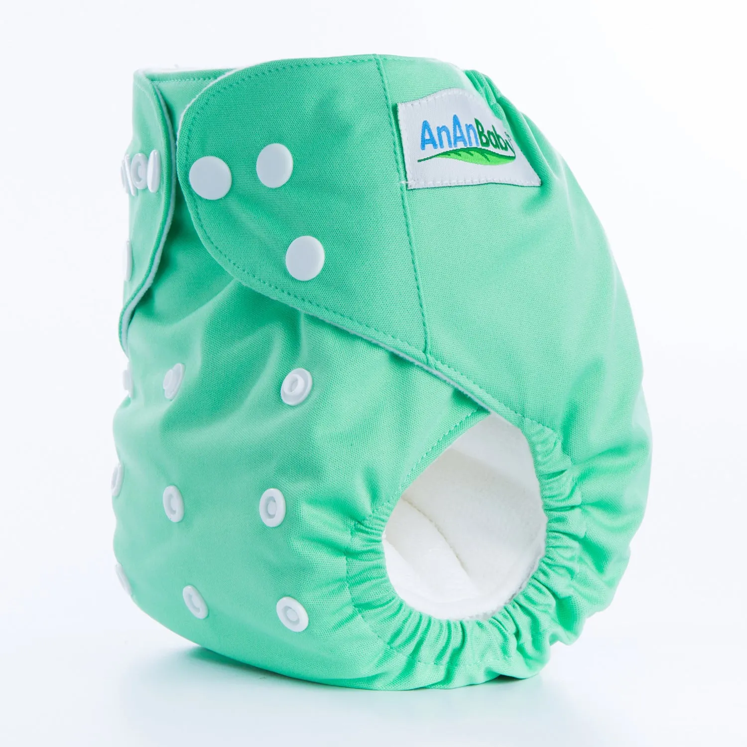 Solid colour leak-proof baby diaper pants with bamboo charcoal lining, 36.5x32.5 cm, suitable for 3-15 kg infants