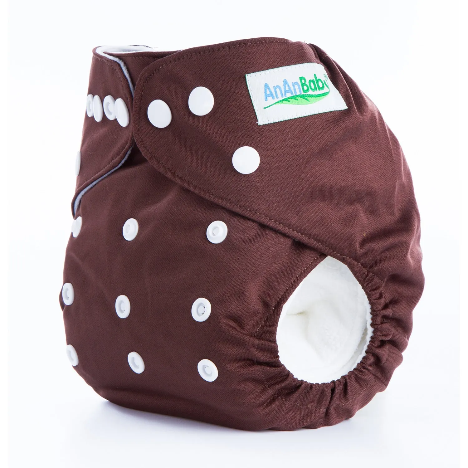 Solid colour leak-proof baby diaper pants with bamboo charcoal lining, 36.5x32.5 cm, suitable for 3-15 kg infants