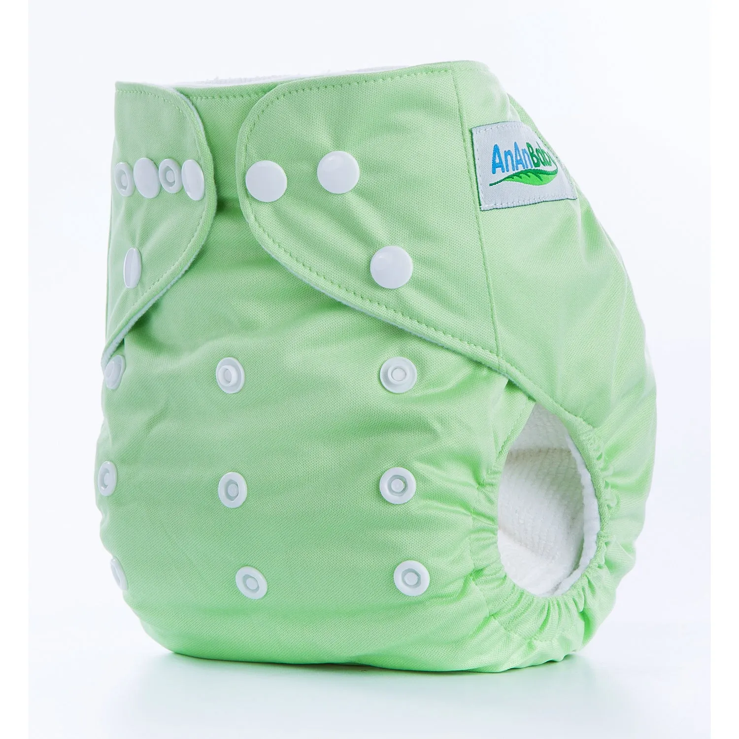 Solid colour leak-proof baby diaper pants with bamboo charcoal lining, 36.5x32.5 cm, suitable for 3-15 kg infants