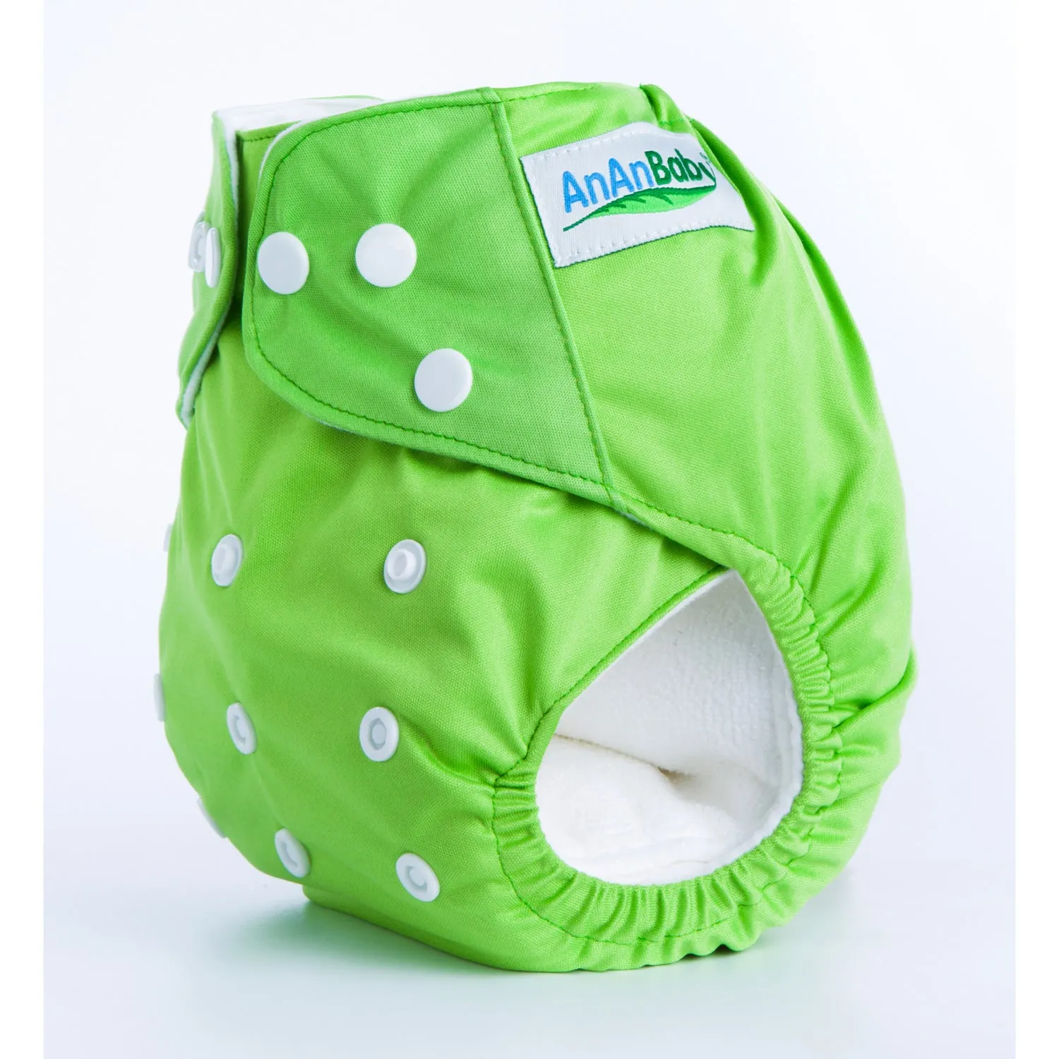 Solid colour leak-proof baby diaper pants with bamboo charcoal lining, 36.5x32.5 cm, suitable for 3-15 kg infants