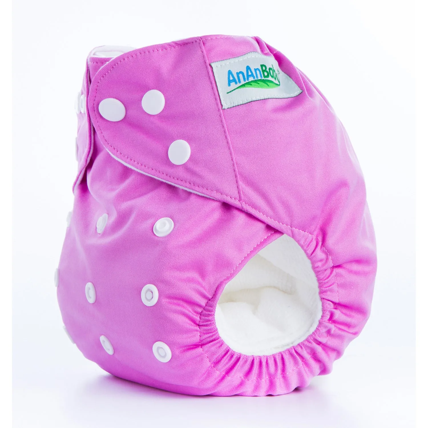 Solid colour leak-proof baby diaper pants with bamboo charcoal lining, 36.5x32.5 cm, suitable for 3-15 kg infants