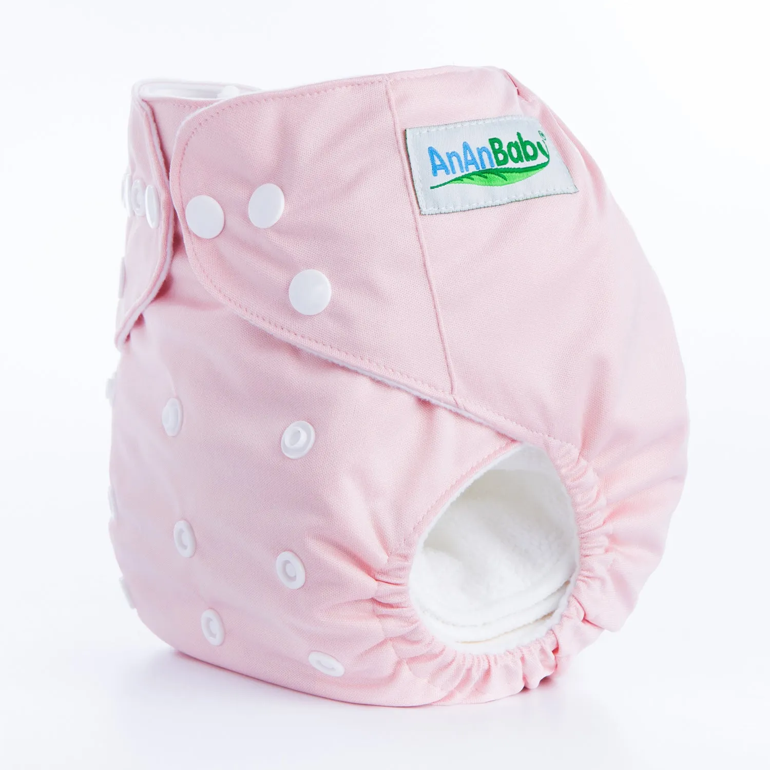 Solid colour leak-proof baby diaper pants with bamboo charcoal lining, 36.5x32.5 cm, suitable for 3-15 kg infants