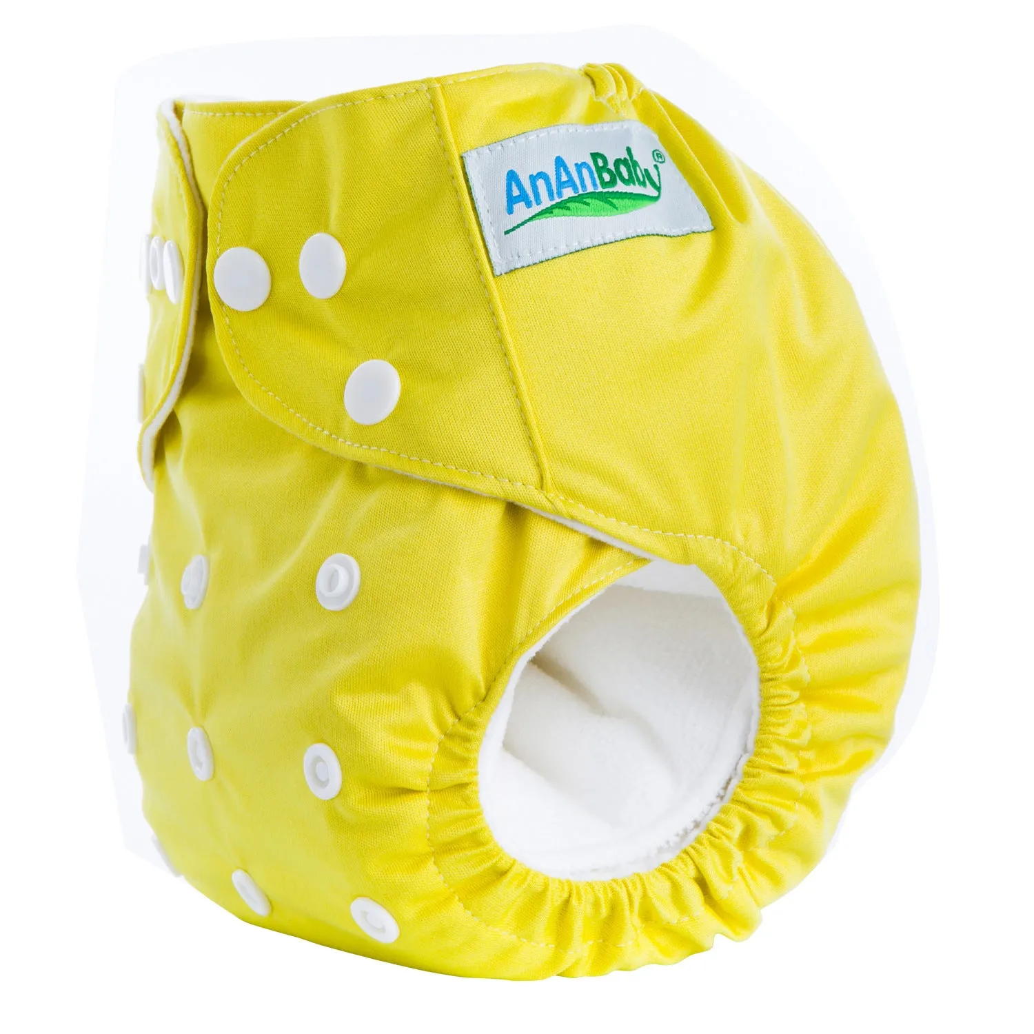 Solid colour leak-proof baby diaper pants with bamboo charcoal lining, 36.5x32.5 cm, suitable for 3-15 kg infants