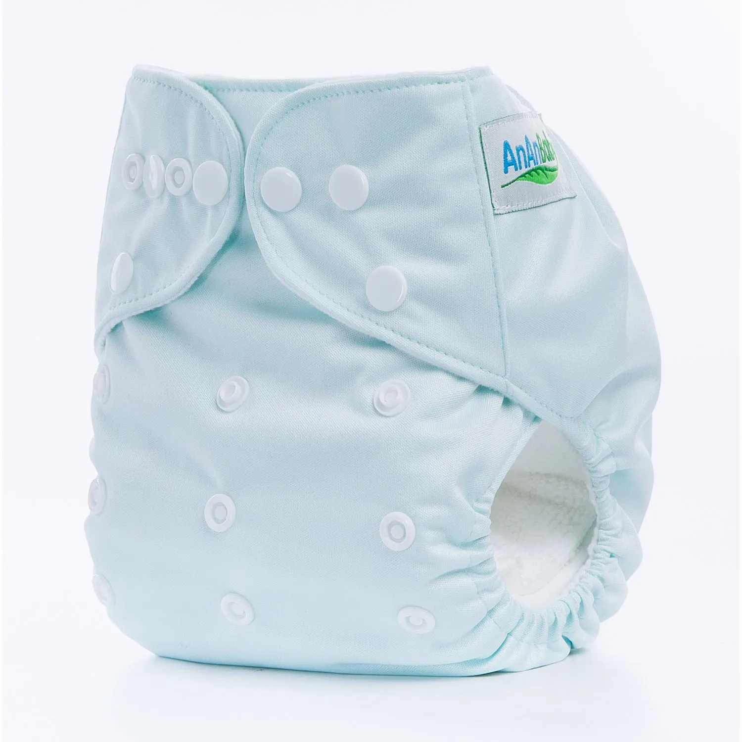 Solid colour leak-proof baby diaper pants with bamboo charcoal lining, 36.5x32.5 cm, suitable for 3-15 kg infants