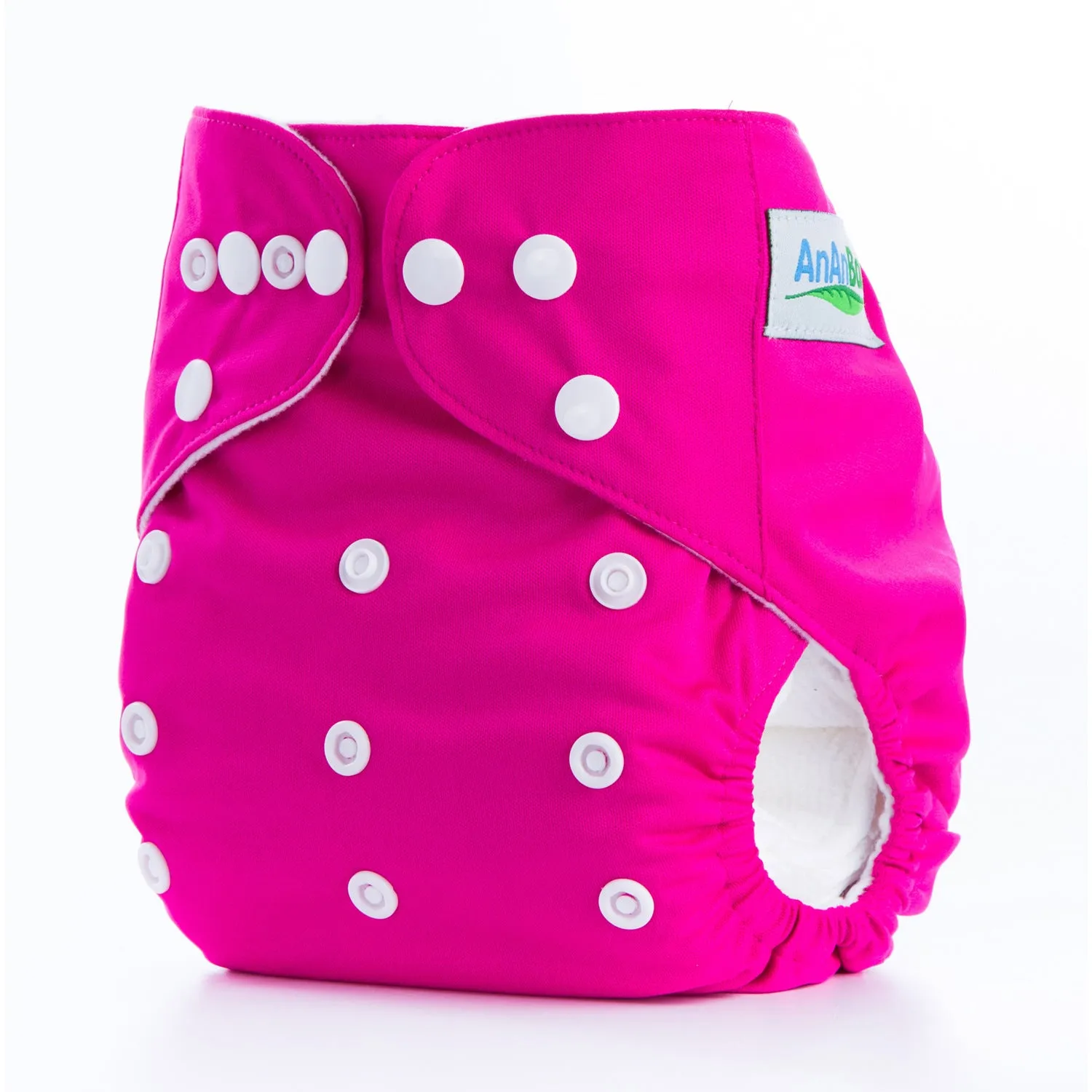 Solid colour leak-proof baby diaper pants with bamboo charcoal lining, 36.5x32.5 cm, suitable for 3-15 kg infants