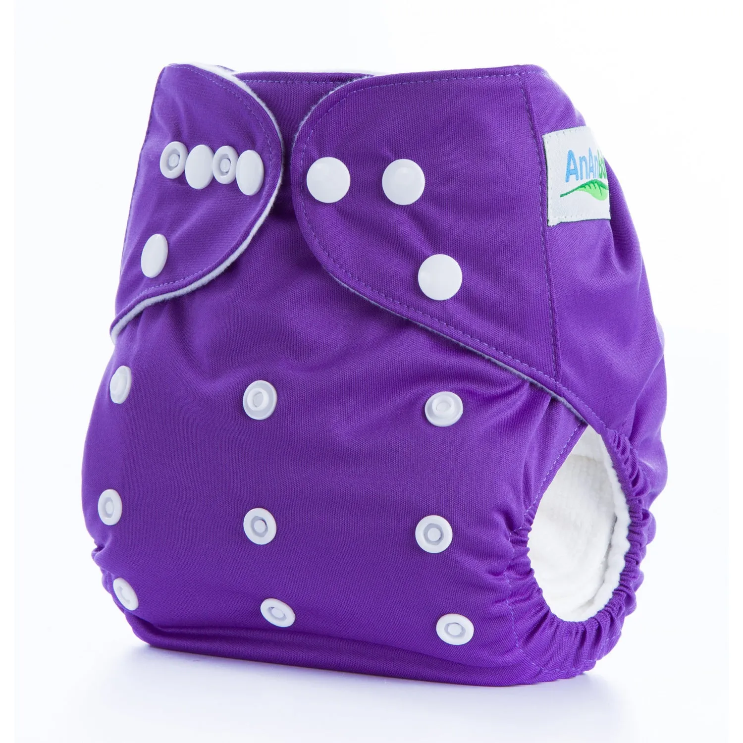 Solid colour leak-proof baby diaper pants with bamboo charcoal lining, 36.5x32.5 cm, suitable for 3-15 kg infants