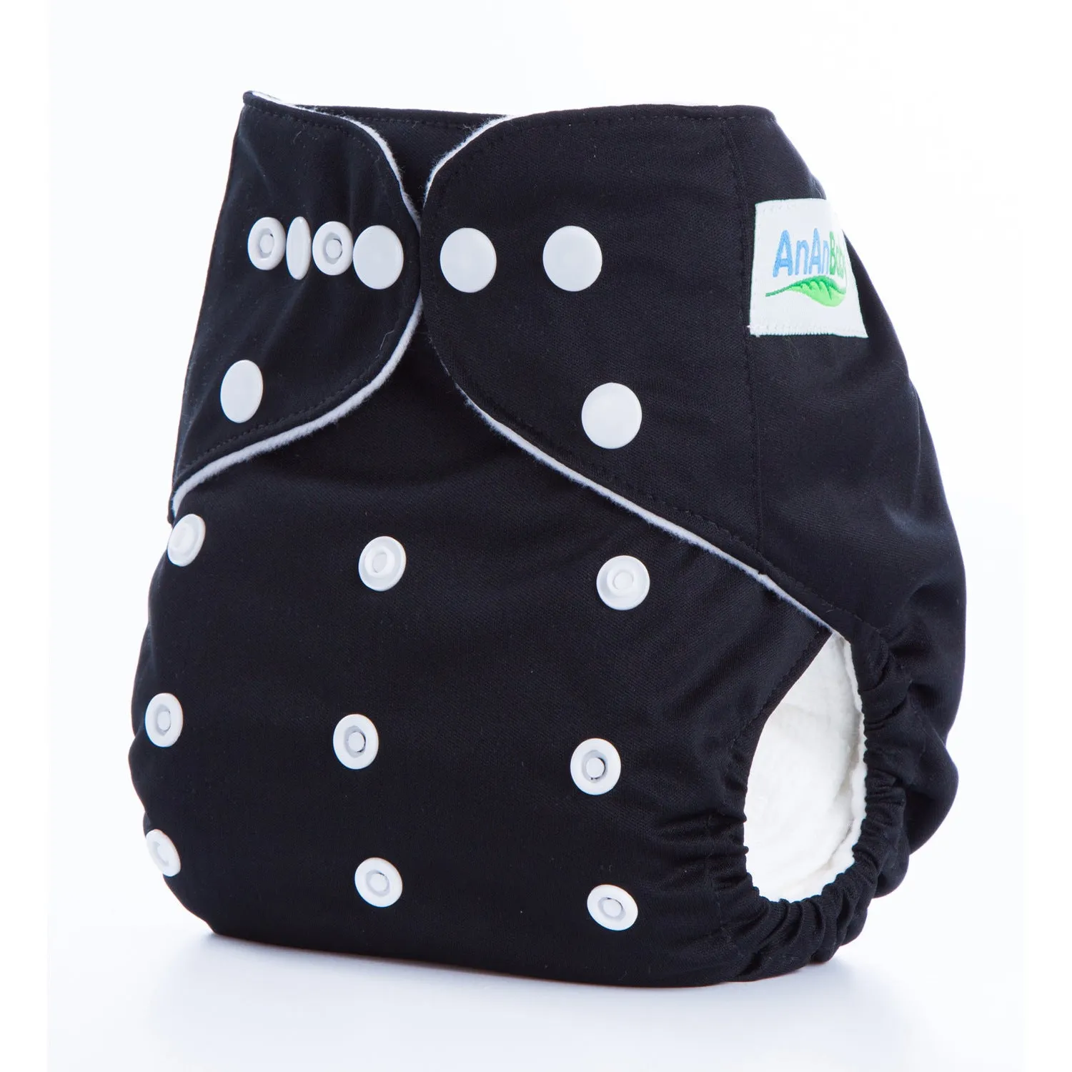 Solid colour leak-proof baby diaper pants with bamboo charcoal lining, 36.5x32.5 cm, suitable for 3-15 kg infants