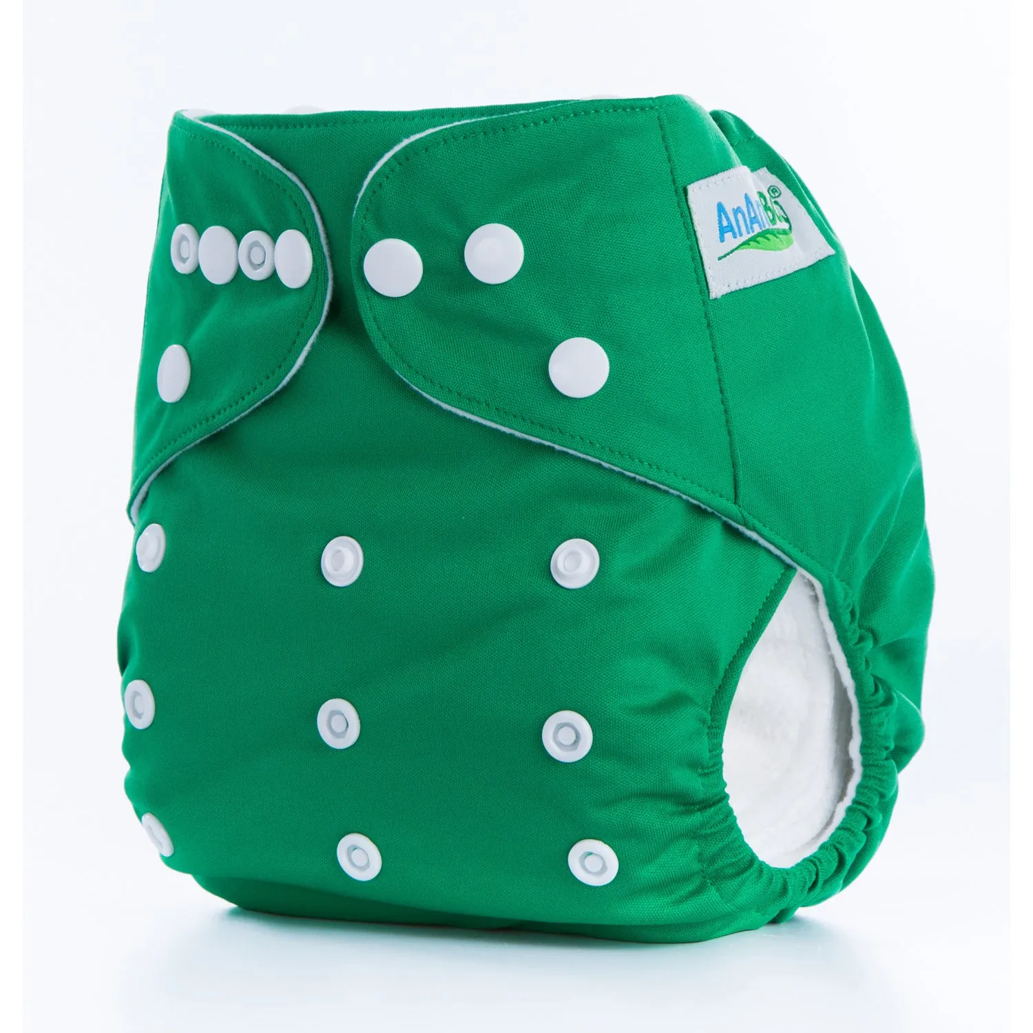 Solid colour leak-proof baby diaper pants with bamboo charcoal lining, 36.5x32.5 cm, suitable for 3-15 kg infants