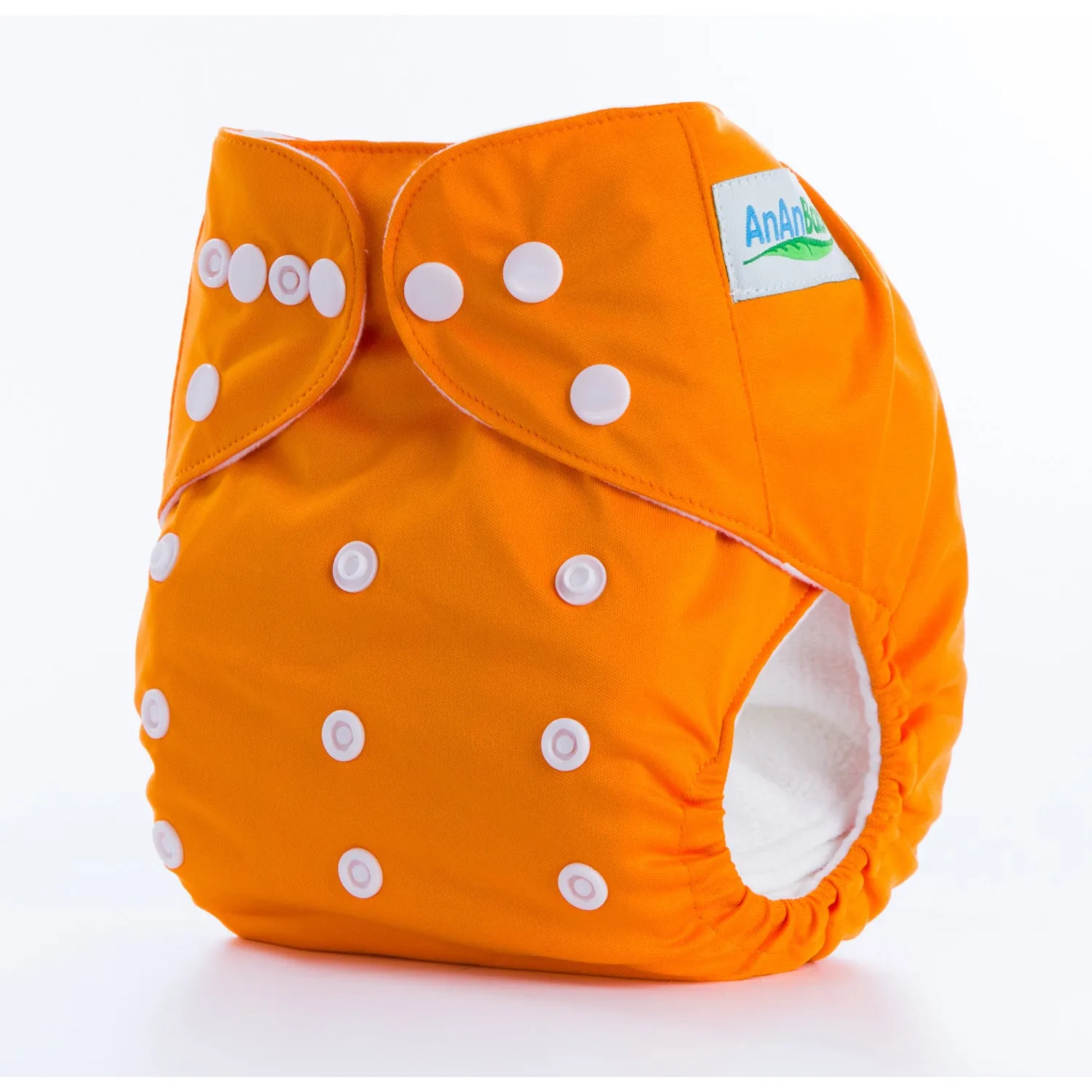 Solid colour leak-proof baby diaper pants with bamboo charcoal lining, 36.5x32.5 cm, suitable for 3-15 kg infants