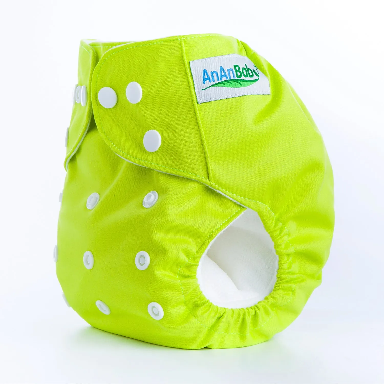 Solid colour leak-proof baby diaper pants with bamboo charcoal lining, 36.5x32.5 cm, suitable for 3-15 kg infants