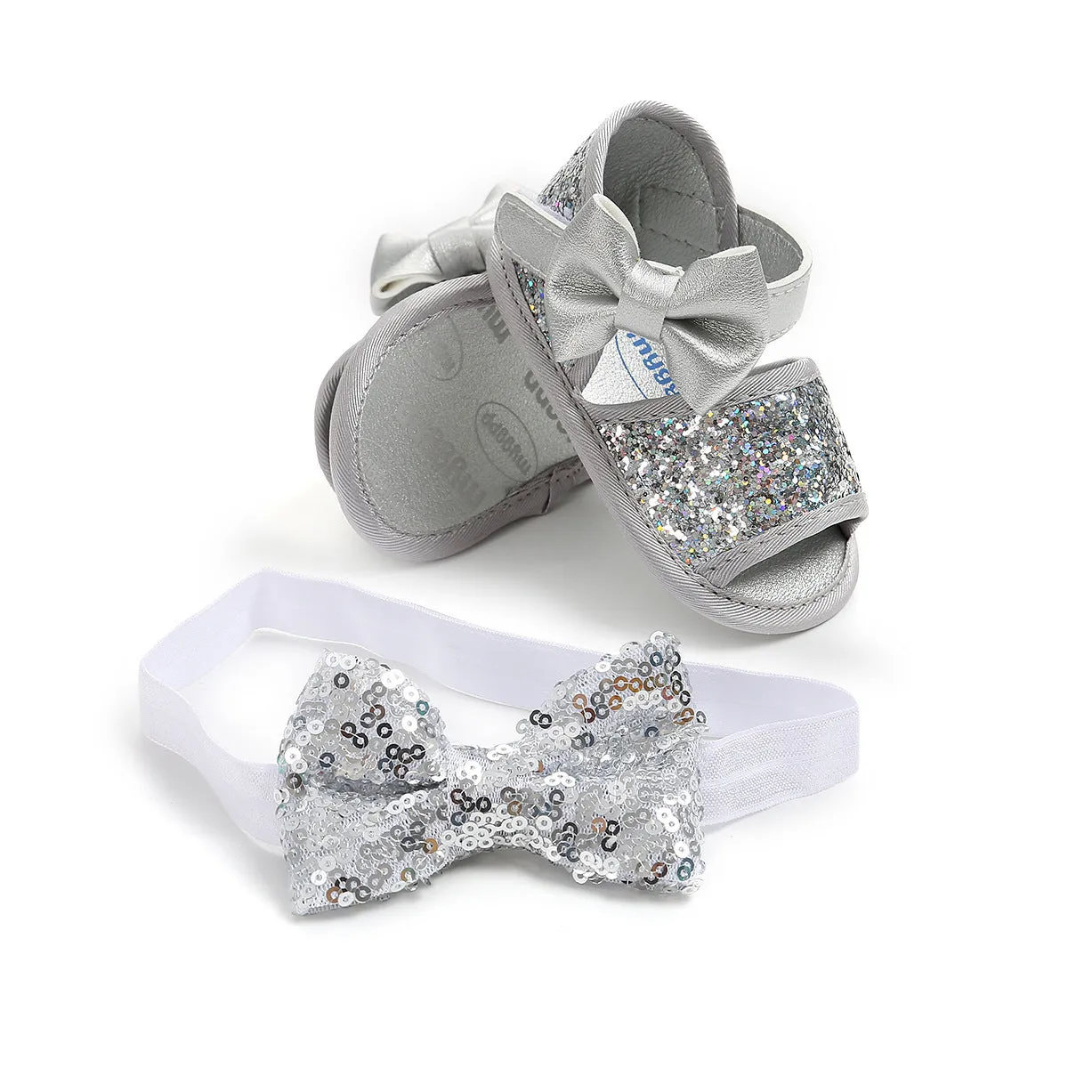 Baby princess sandals low-top shoes in gold and pink with three size options 11cm 12cm 13cm
