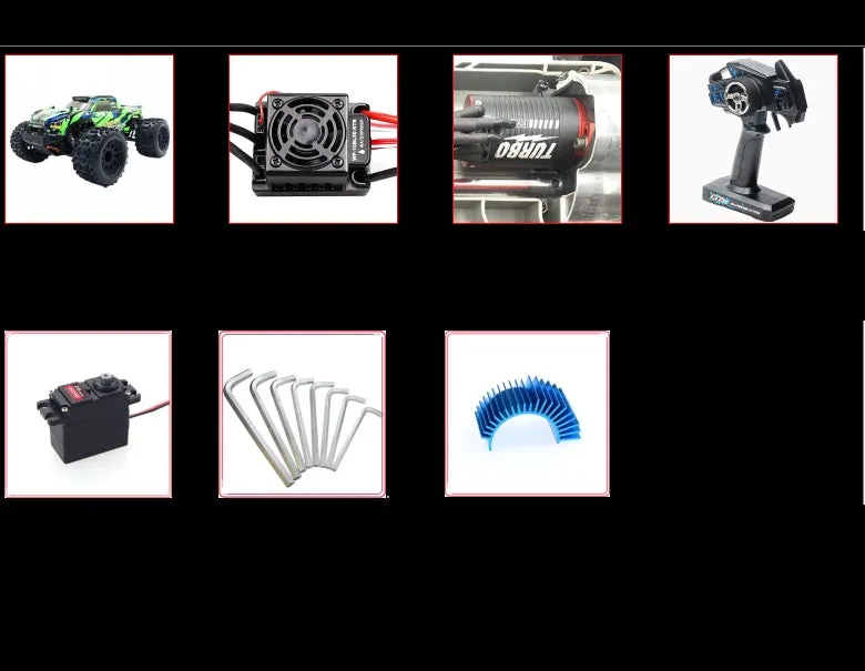 Off-road 4WD brushless RC racing car with aluminium chassis and steel gears for adults