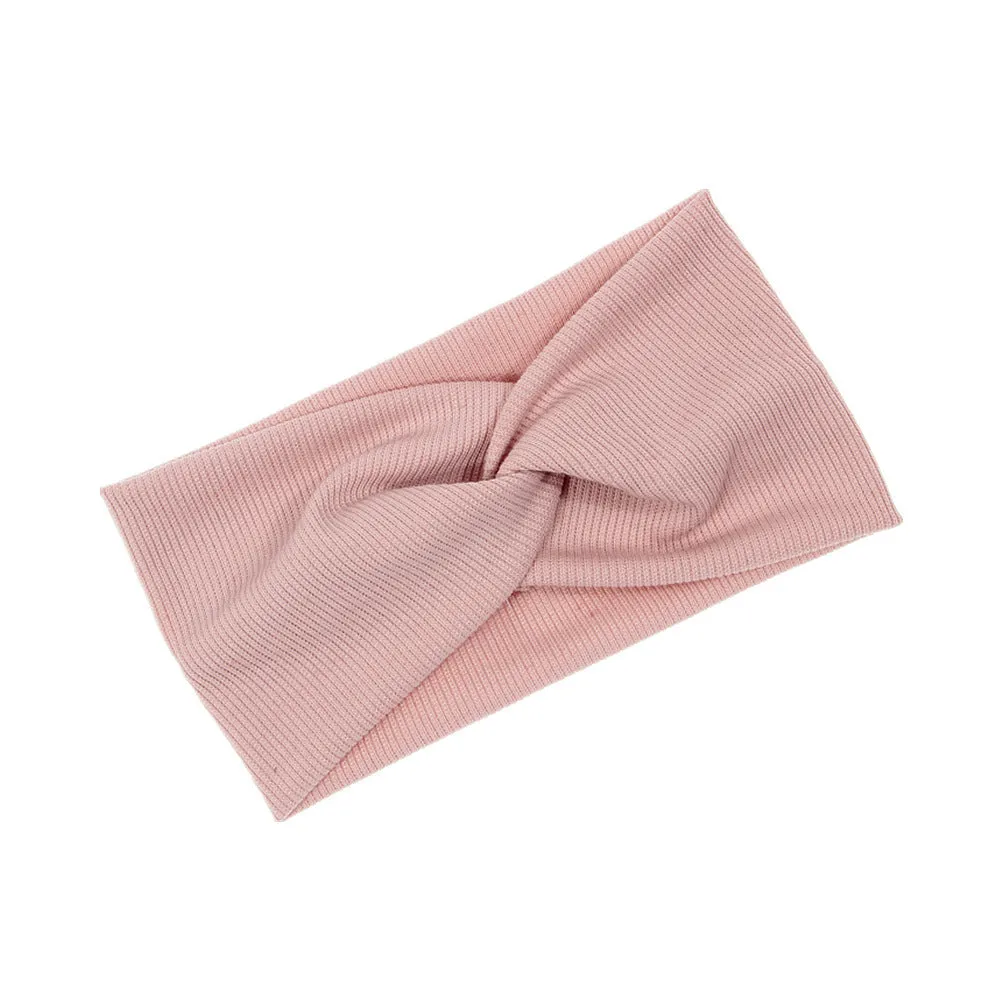 Girl fashion headband cloth flower hair accessory for children multiple colours