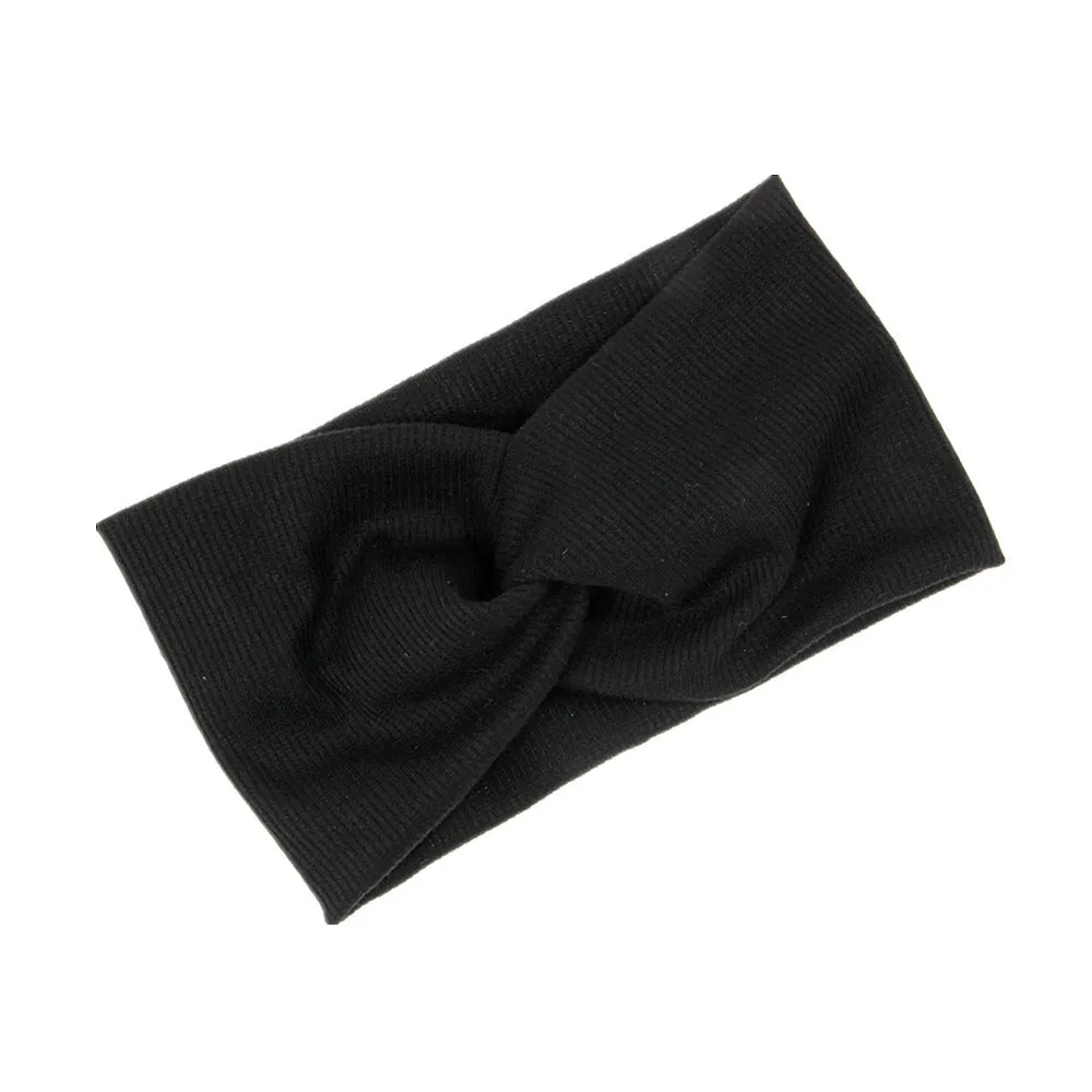 Girl fashion headband cloth flower hair accessory for children multiple colours