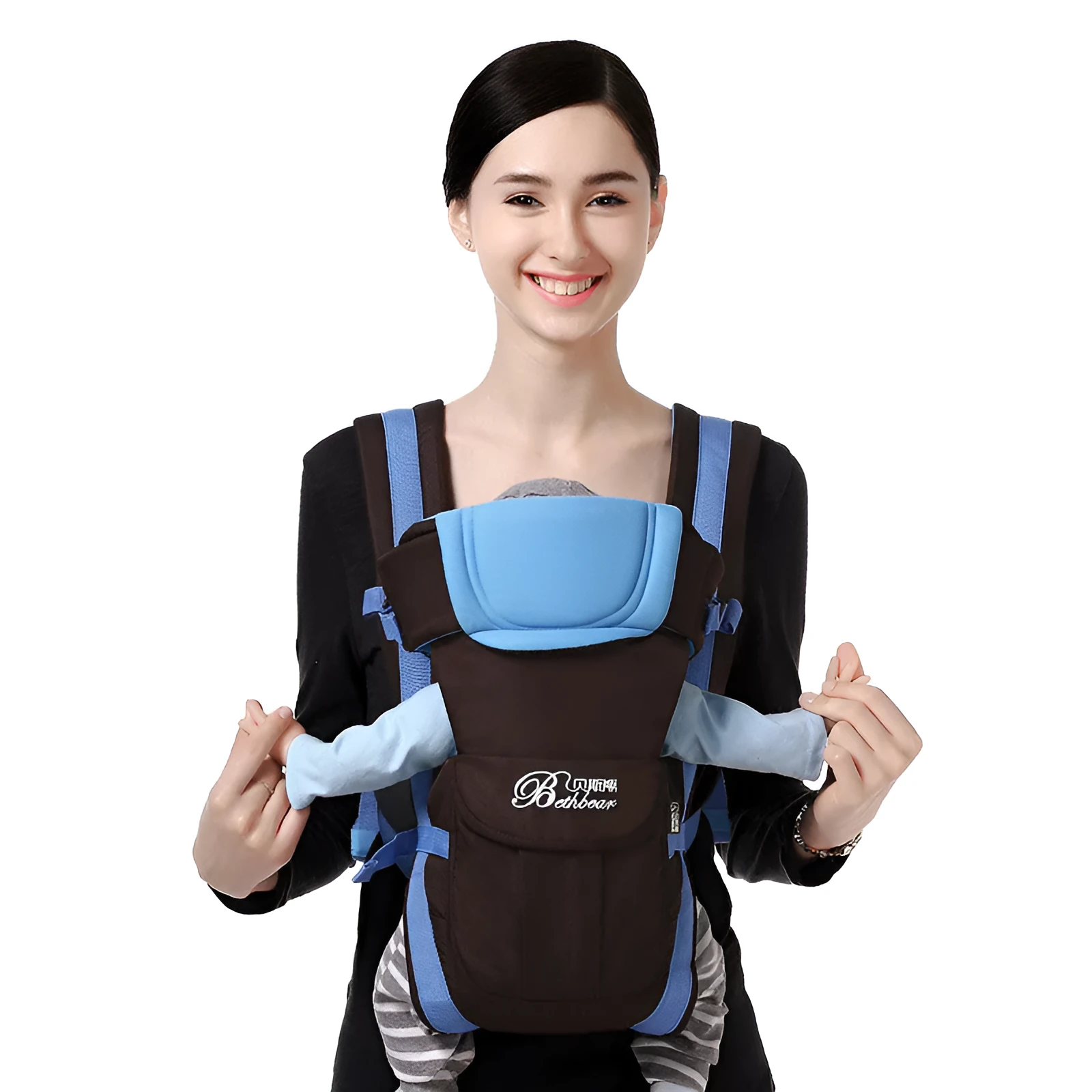 Bass Bear double shoulder baby carrier in gem orchid colour for 3-24 months up to 20kg