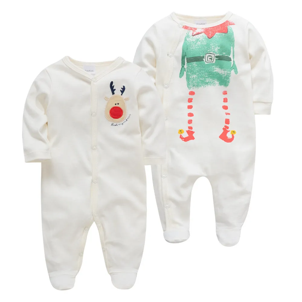 Unisex baby romper jumpsuit long sleeve in stripe colour for spring autumn