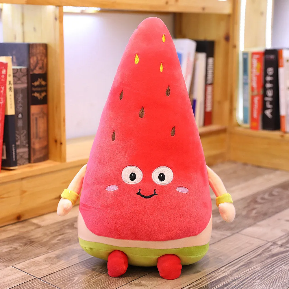 Realistic strawberry plush toy 50cm super soft short plush down cotton filled sleeping doll