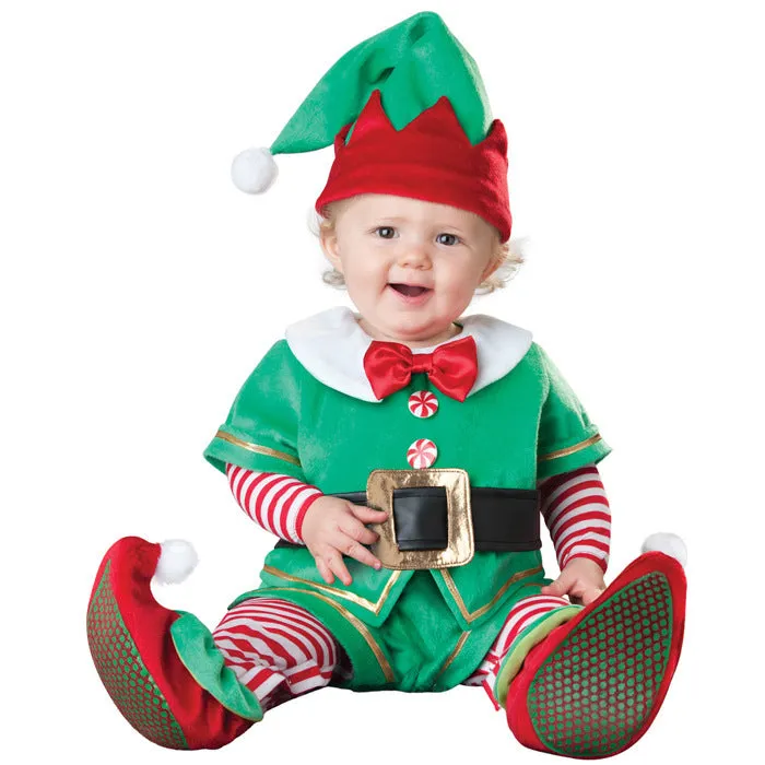 Christmas baby romper long sleeve with festive print, unisex, sizes 80-100cm