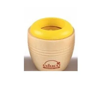 Wooden magic kaleidoscope toy for babies and children rotating effects 5 x 5.5cm green colour