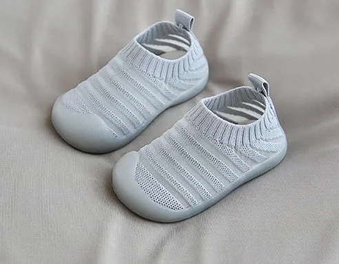 Breathable net baby toddler shoes soft sole summer blue pink yellow sizes 15-19