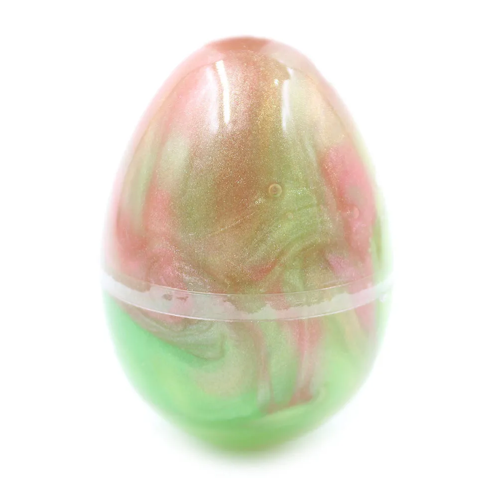 Crystal soft slime ball in blue and green colours made of resin, 50g weight