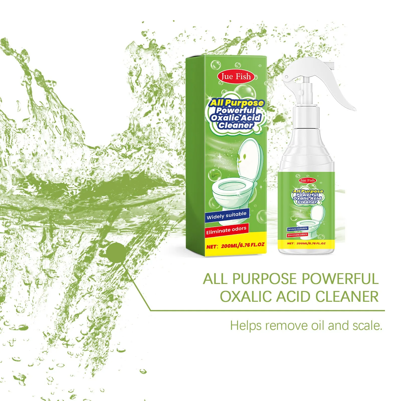 200ml multi-function household grease cleaning spray bottle with pump dispenser