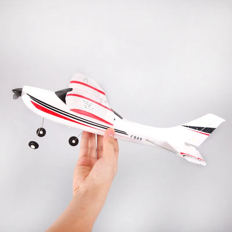2.4G foam remote control toy airplane with flashing LED light, 500mm wingspan, photo colour