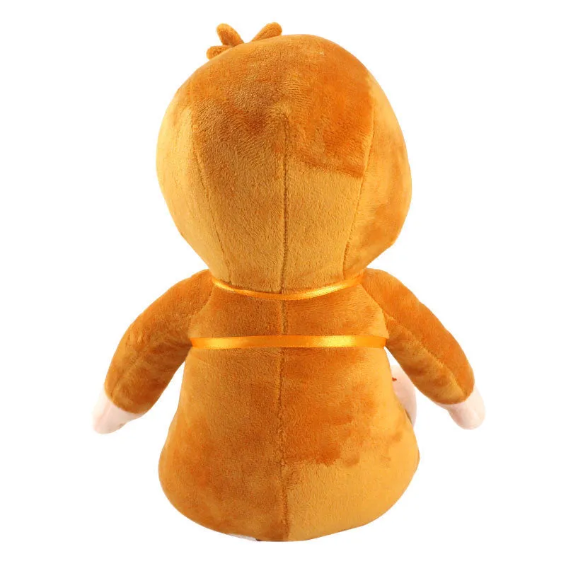 Cute monkey plush toy figure 30cm soft stuffed doll in four colour options