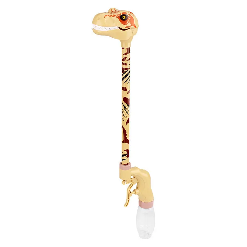 Long-necked dinosaur water gun toy in soft foam, 48cm size, children's summer squirt gun