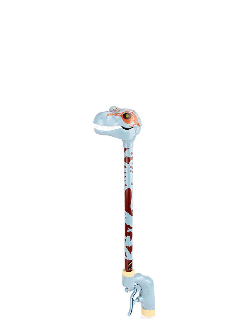 Long-necked dinosaur water gun toy in soft foam, 48cm size, children's summer squirt gun