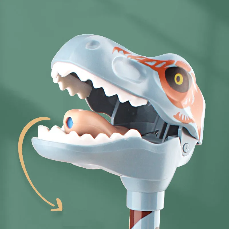 Long-necked dinosaur water gun toy in soft foam, 48cm size, children's summer squirt gun