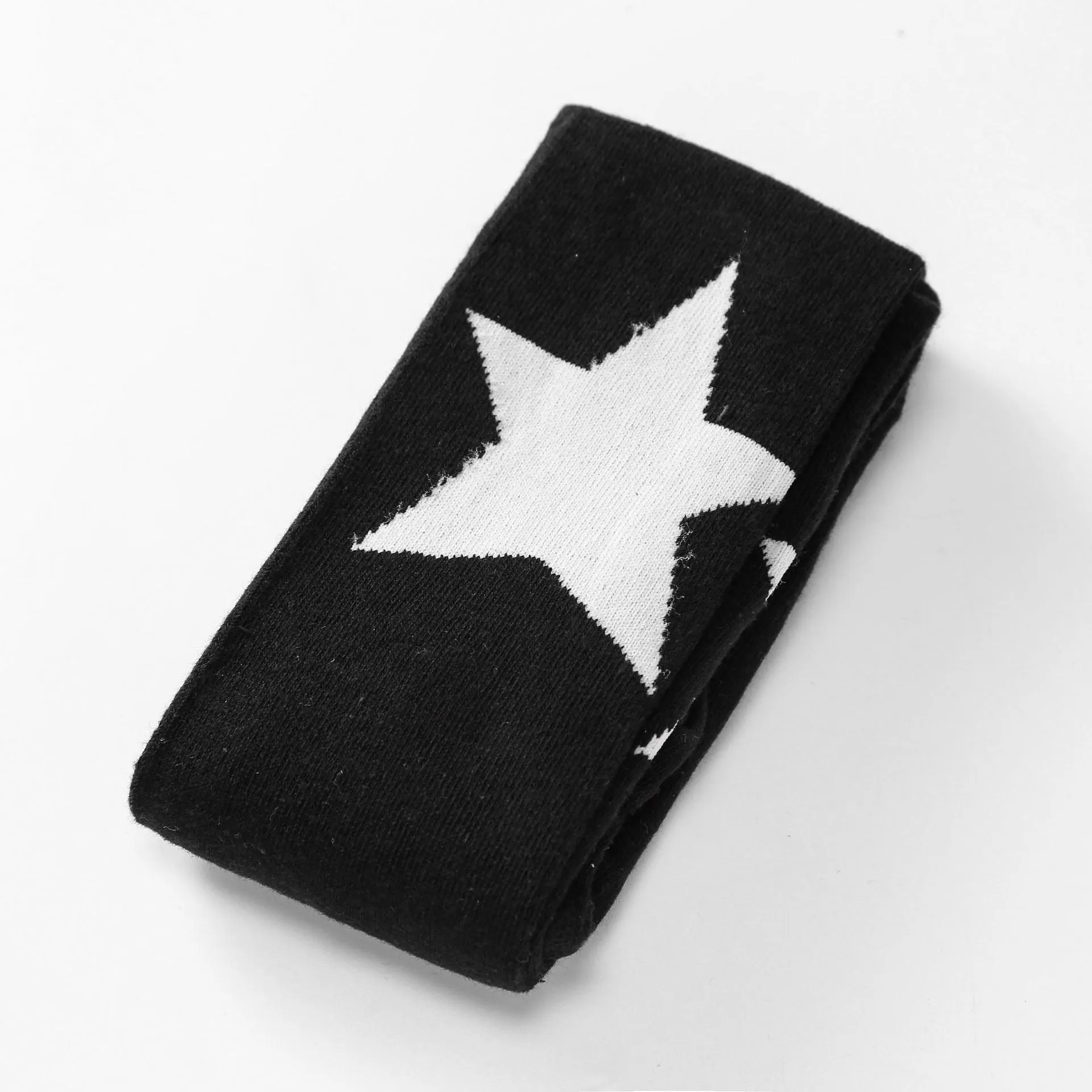 Cotton children's pantyhose with five-pointed star and heart motifs in six colours, four sizes 95-125CM
