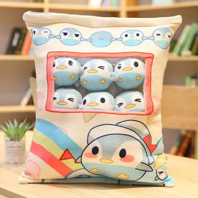 Soft cute snack pillow cushion 35x45cm PP cotton filling corgi model decorative toy for sofa