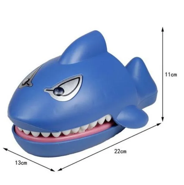 Multicoloured plastic bite hand animal interactive toy showing dog, crocodile, shark, and hippo designs