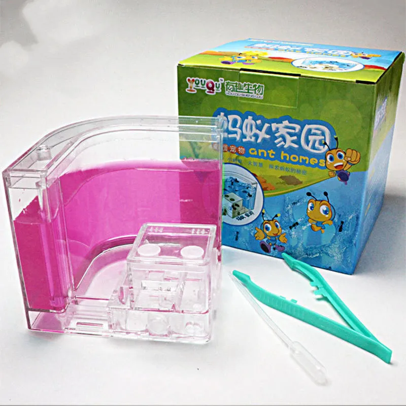 Ant Workshop Toys acrylic craft kit in six colours including blue, green, pink, purple, white, yellow packed in a colour box
