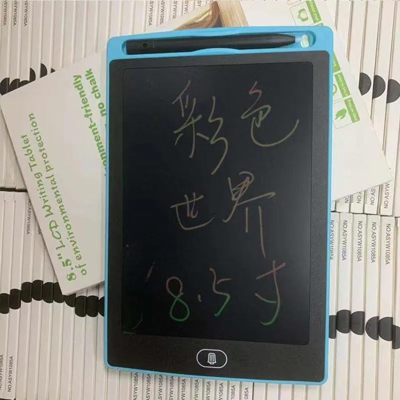 8.5 inch black LCD writing tablet H8S with flexible display and one-key clear button