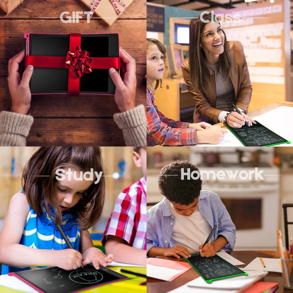 8.5 inch black LCD writing tablet H8S with flexible display and one-key clear button